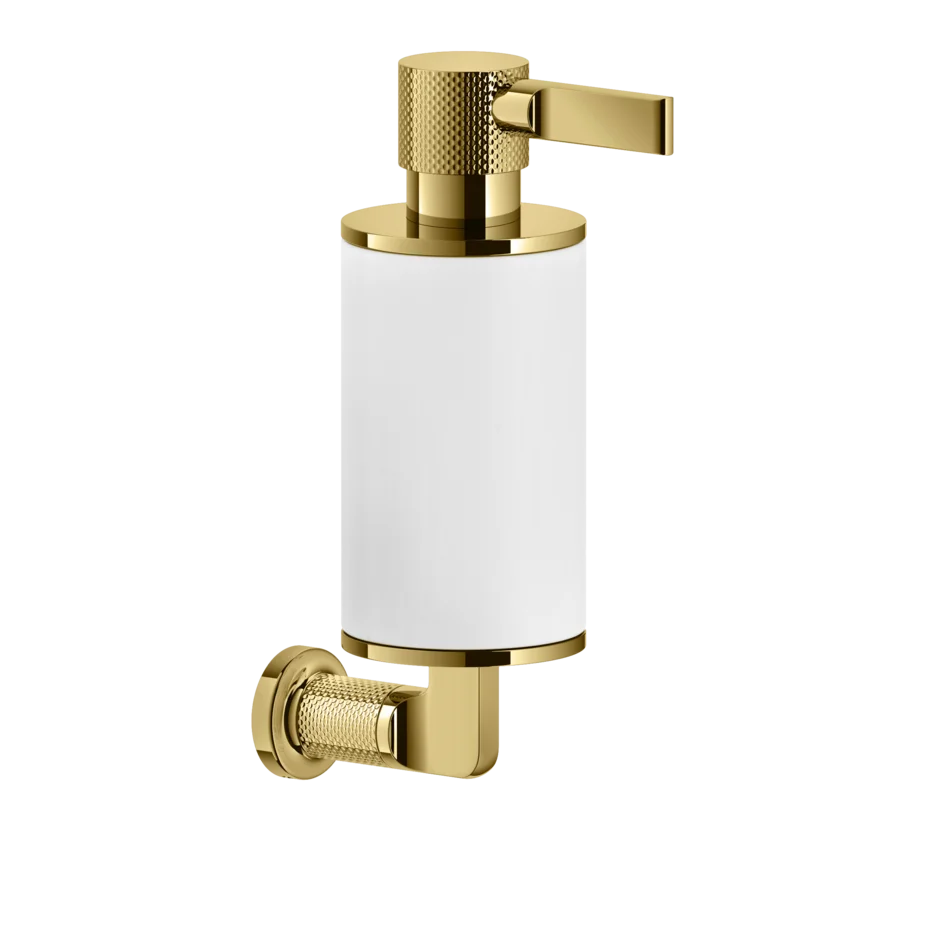Gessi Inciso distributeur de savon blanc en pierre frittée 58513