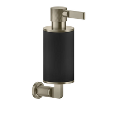 Gessi Inciso distributeur de savon en pierre frittée noire 58514