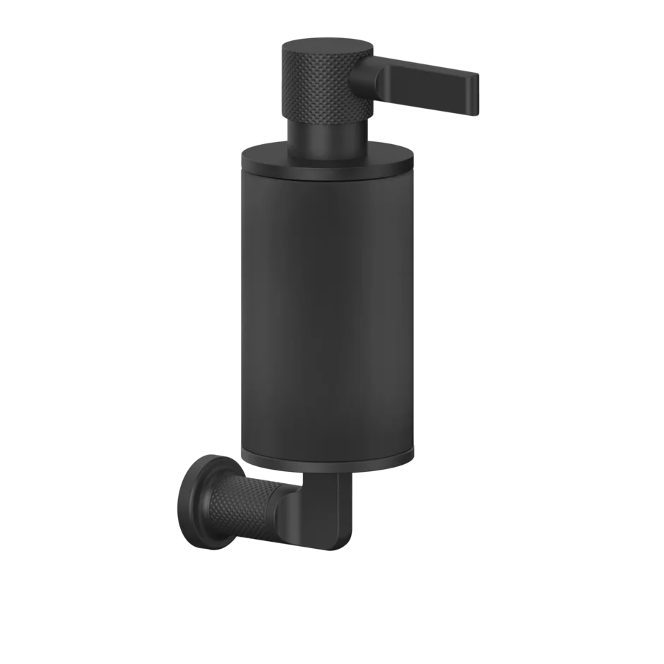 Gessi Inciso distributeur de savon en pierre frittée noire 58514