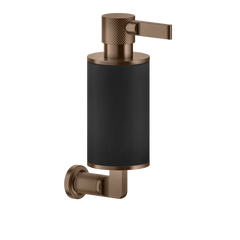 Gessi Inciso distributeur de savon en pierre frittée noire 58514