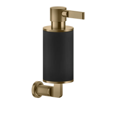 Gessi Inciso distributeur de savon en pierre frittée noire 58514