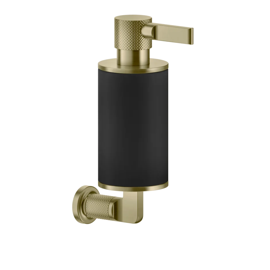 Gessi Inciso distributeur de savon en pierre frittée noire 58514