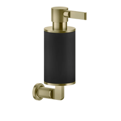 Gessi Inciso distributeur de savon en pierre frittée noire 58514