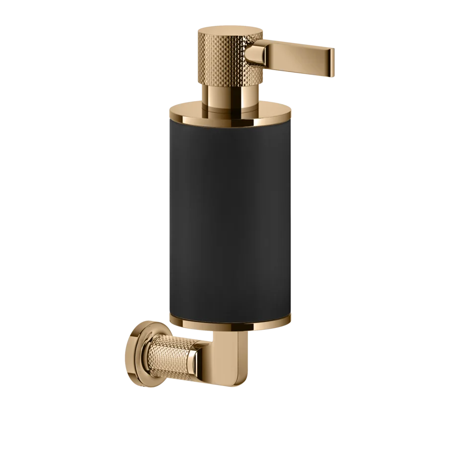 Gessi Inciso distributeur de savon en pierre frittée noire 58514