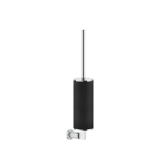 Gessi Inciso porta scopino nero in Pietra sinterizzata 58520
