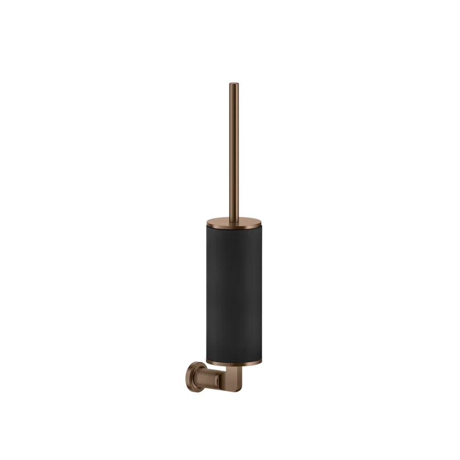 Gessi Inciso porte-balai WC noir en pierre frittée 58520
