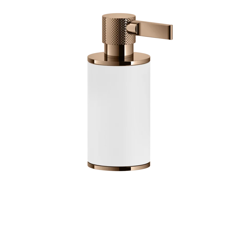 Gessi Inciso distributeur de savon blanc en pierre frittée 58537
