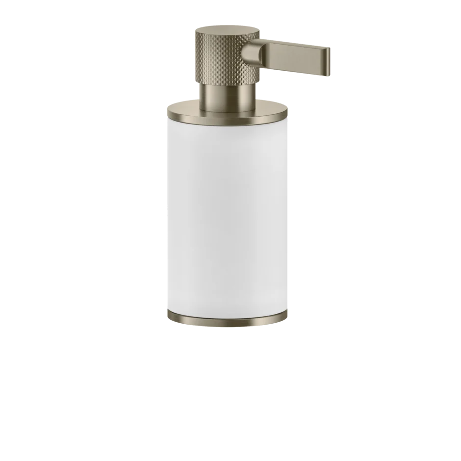 Gessi Inciso distributeur de savon blanc en pierre frittée 58537