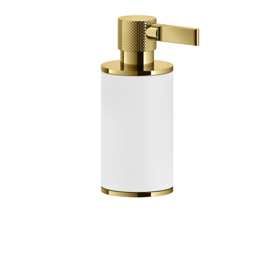 Gessi Inciso distributeur de savon blanc en pierre frittée 58537