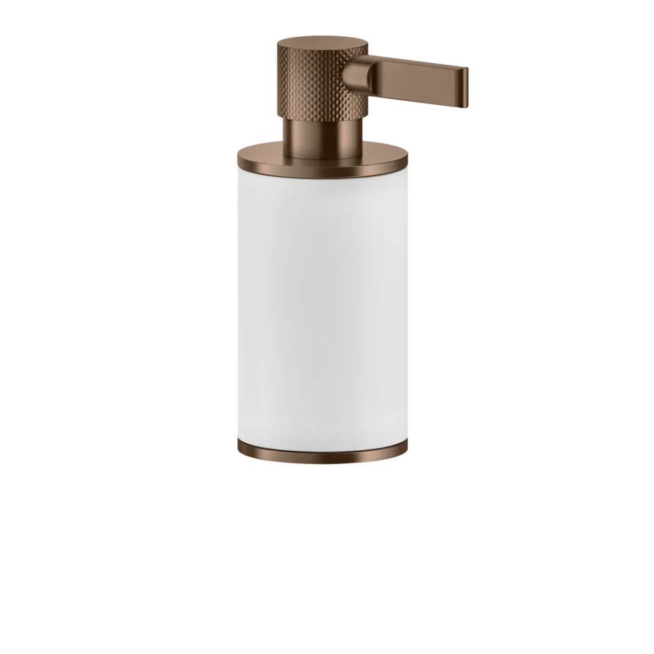 Gessi Inciso distributeur de savon blanc en pierre frittée 58537
