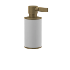 Gessi Inciso distributeur de savon blanc en pierre frittée 58537