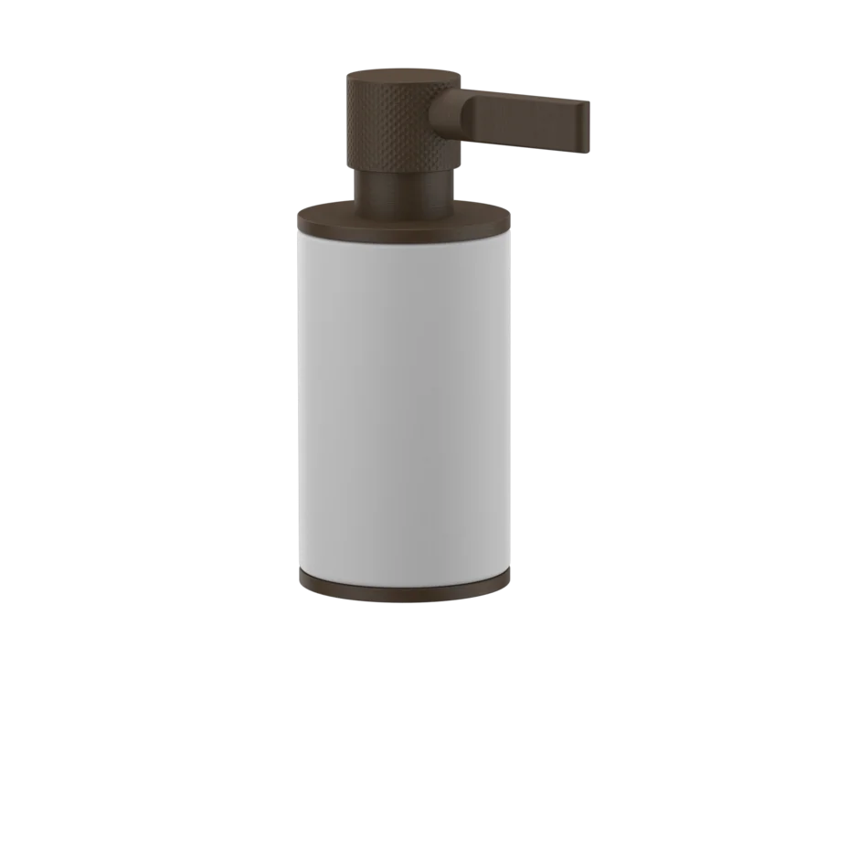 Gessi Inciso distributeur de savon blanc en pierre frittée 58537