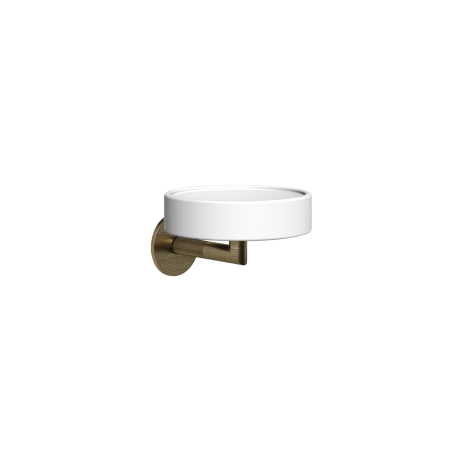 Gessi Ingranaggio porta sapone bianco in Pietra sinterizzata 63801