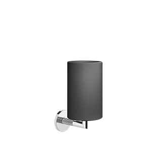 Gessi Ingranaggio porta spazzolini nero in Pietra sinterizzata 63808