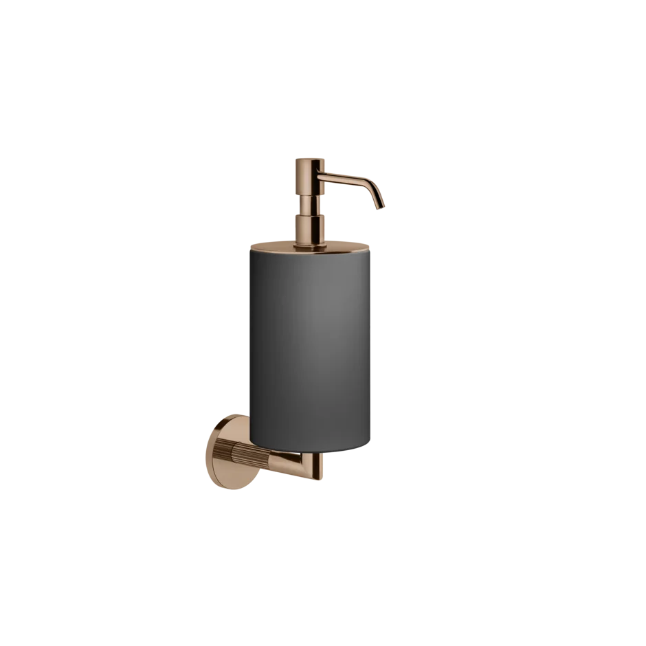 Gessi Ingranaggio dispenser sapone nero in Pietra sinterizzata 63814