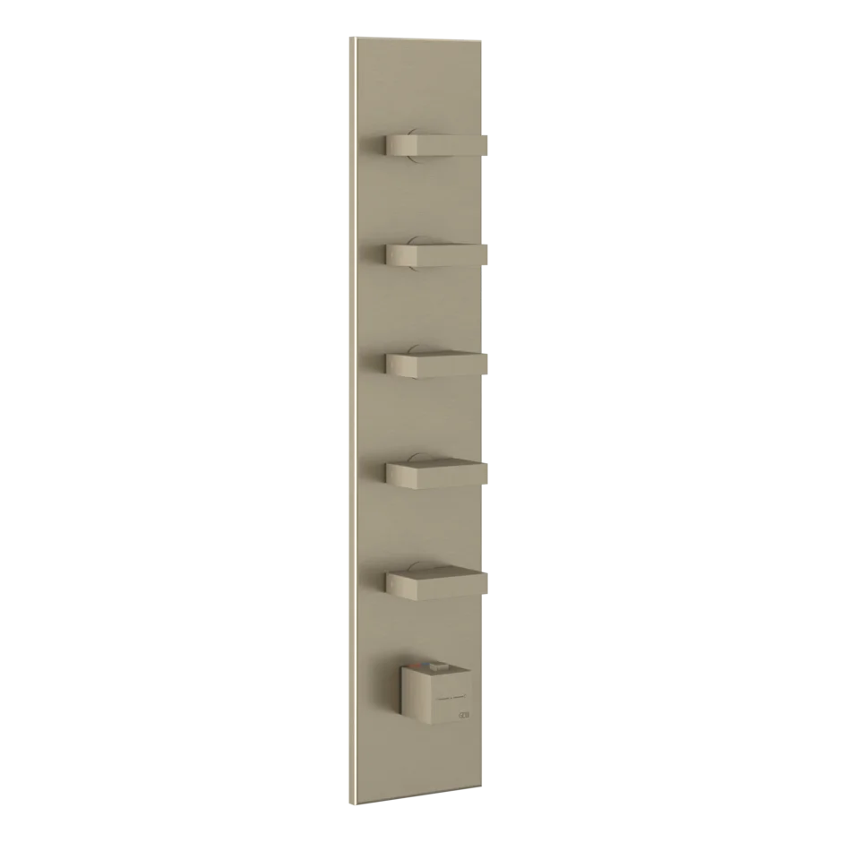 Gessi Inverso mitigeur thermostatique de douche à haut débit avec 5 voies 43030 + 43109