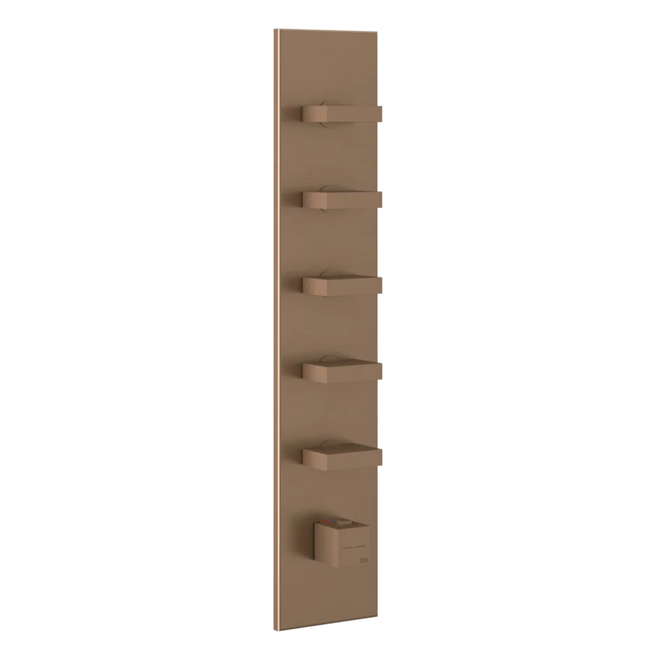Gessi Inverso mitigeur thermostatique de douche à haut débit avec 5 voies 43030 + 43109