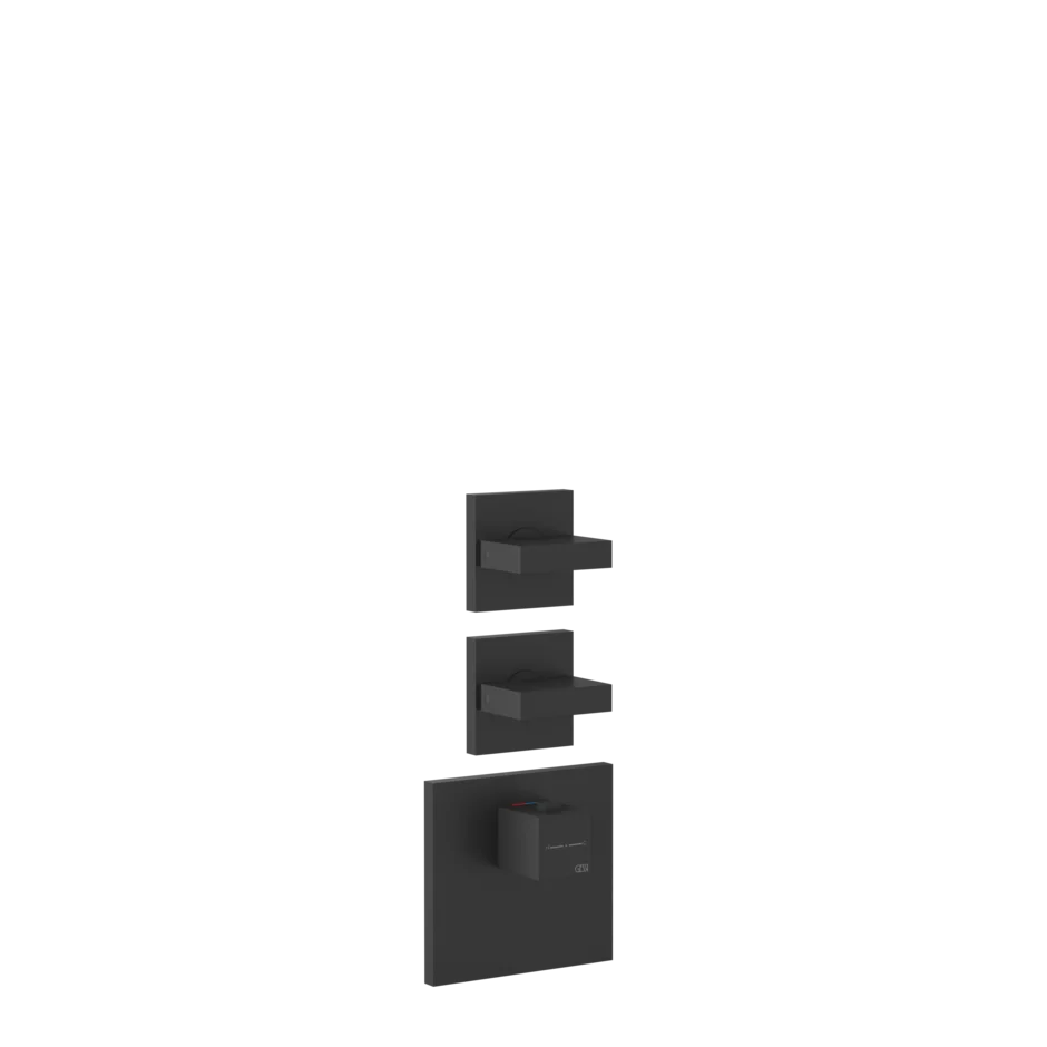 Gessi Inverso mitigeur thermostatique de douche à haut débit avec 2 sorties 43214 + 43103