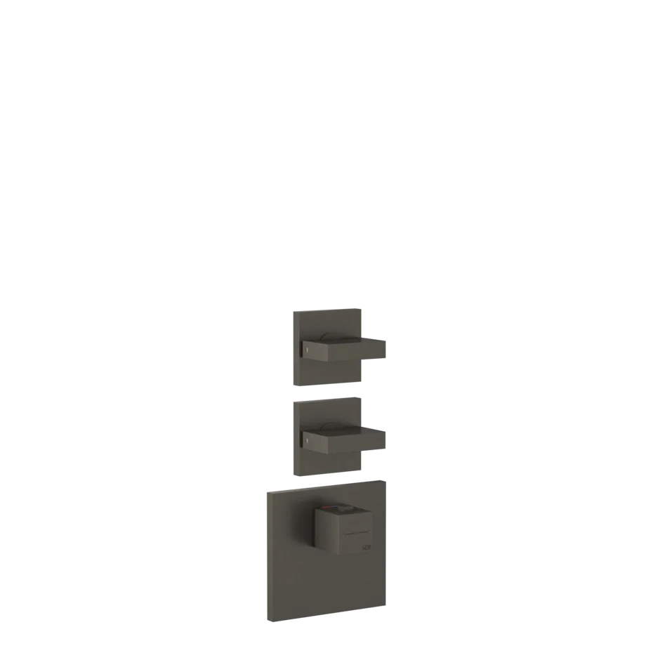 Gessi Inverso mitigeur thermostatique de douche à haut débit avec 2 sorties 43214 + 43103