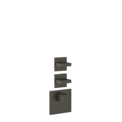 Gessi Inverso mitigeur thermostatique de douche à haut débit avec 2 sorties 43214 + 43103
