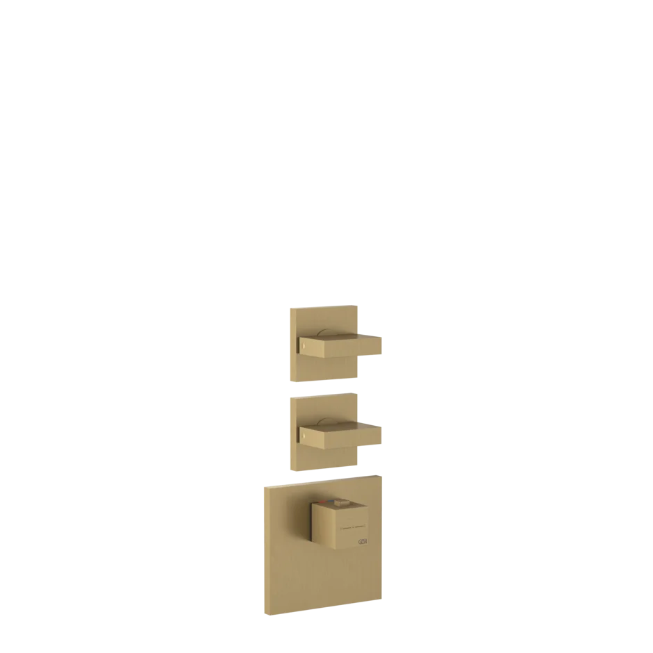 Gessi Inverso mitigeur thermostatique de douche à haut débit avec 2 sorties 43214 + 43103