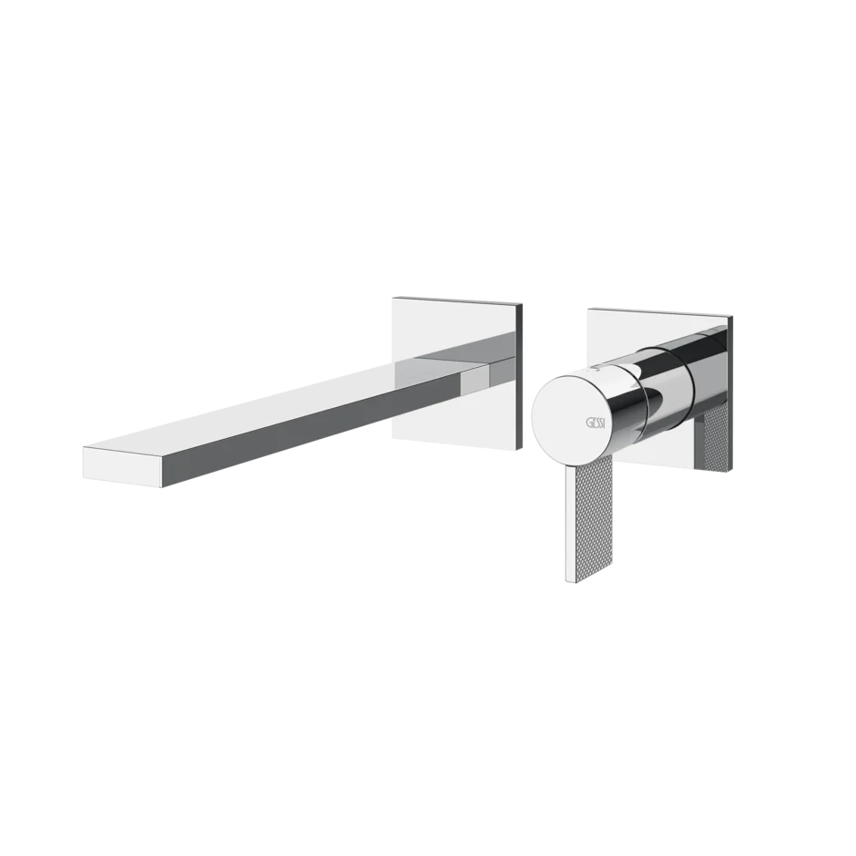 Gessi Inverso Diamantato rubinetto lavabo a parete 73688