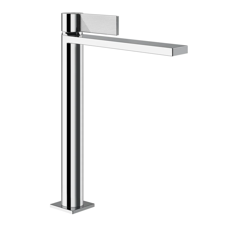 Gessi Inverso Rigato rubinetto lavabo alto con piletta click clack 73553
