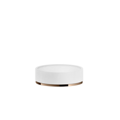 Gessi Origini soap holder in white antibacterial resin 58525