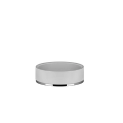 Gessi Origini porta sapone bianco in resina antibatterica 58525 cromo