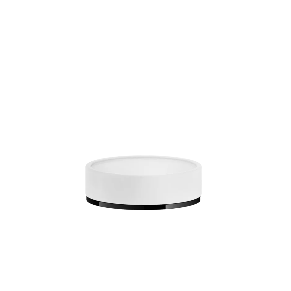 Gessi Origini soap holder in white antibacterial resin 58525