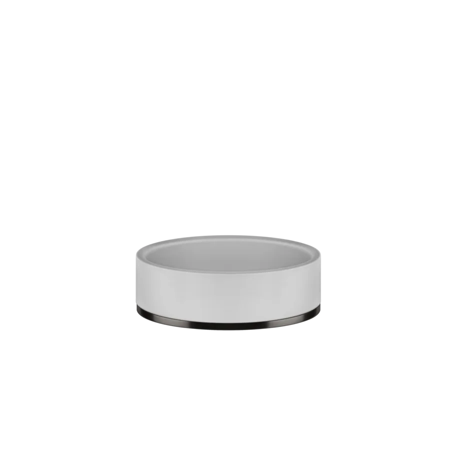 Gessi Origini soap holder in white antibacterial resin 58525
