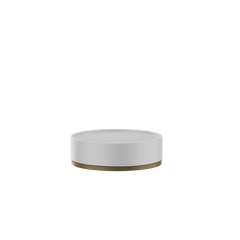 Gessi Origini soap holder in white antibacterial resin 58525