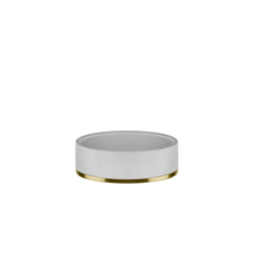 Gessi Origini soap holder in white antibacterial resin 58525