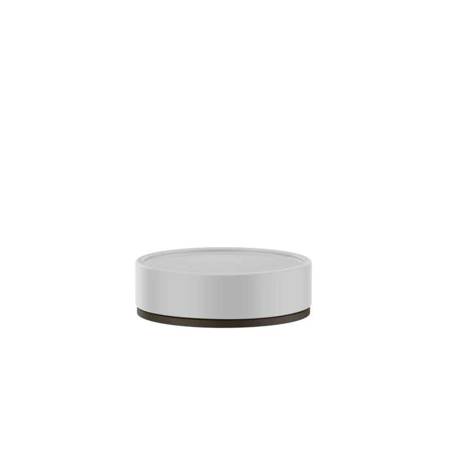 Gessi Origini soap holder in white antibacterial resin 58525