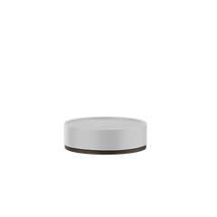 Gessi Origini soap holder in white antibacterial resin 58525