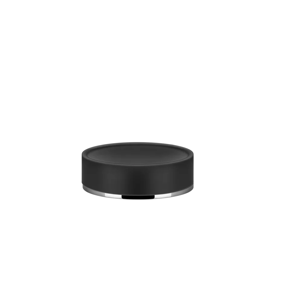 Gessi Origini porta sapone nero in resina antibatterica 58526 cromo