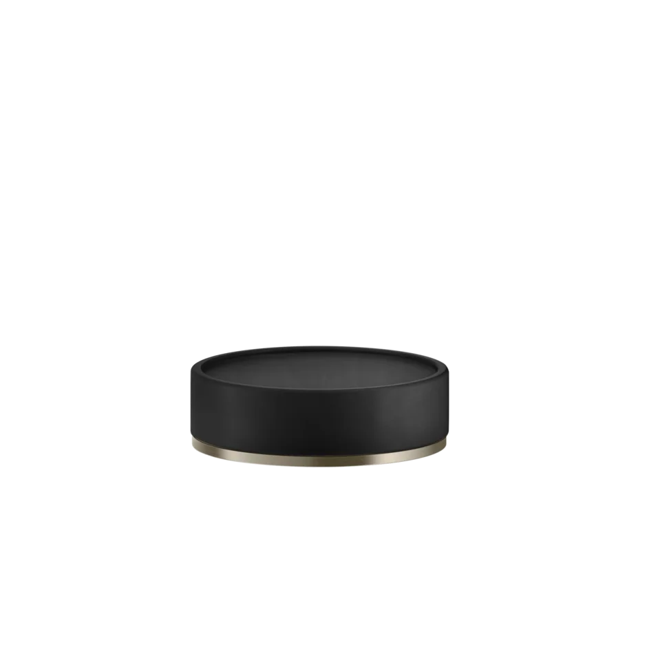 Gessi Origini porte-savon en résine antibactérienne noire 58526