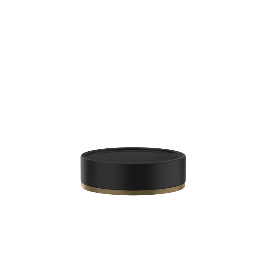 Gessi Origini porte-savon en résine antibactérienne noire 58526