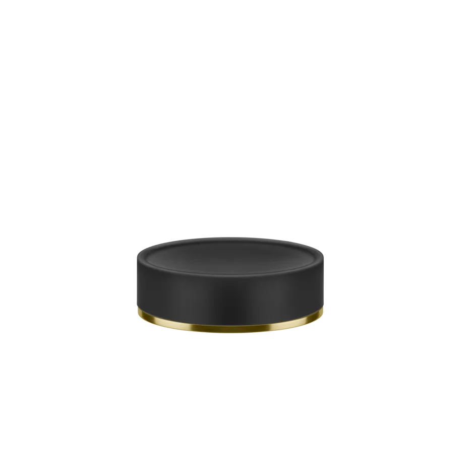 Gessi Origini porte-savon en résine antibactérienne noire 58526