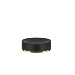 Gessi Origini porte-savon en résine antibactérienne noire 58526