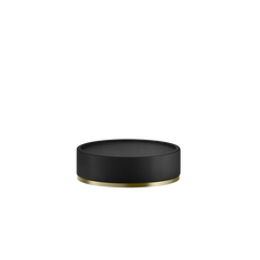 Gessi Origini porte-savon en résine antibactérienne noire 58526