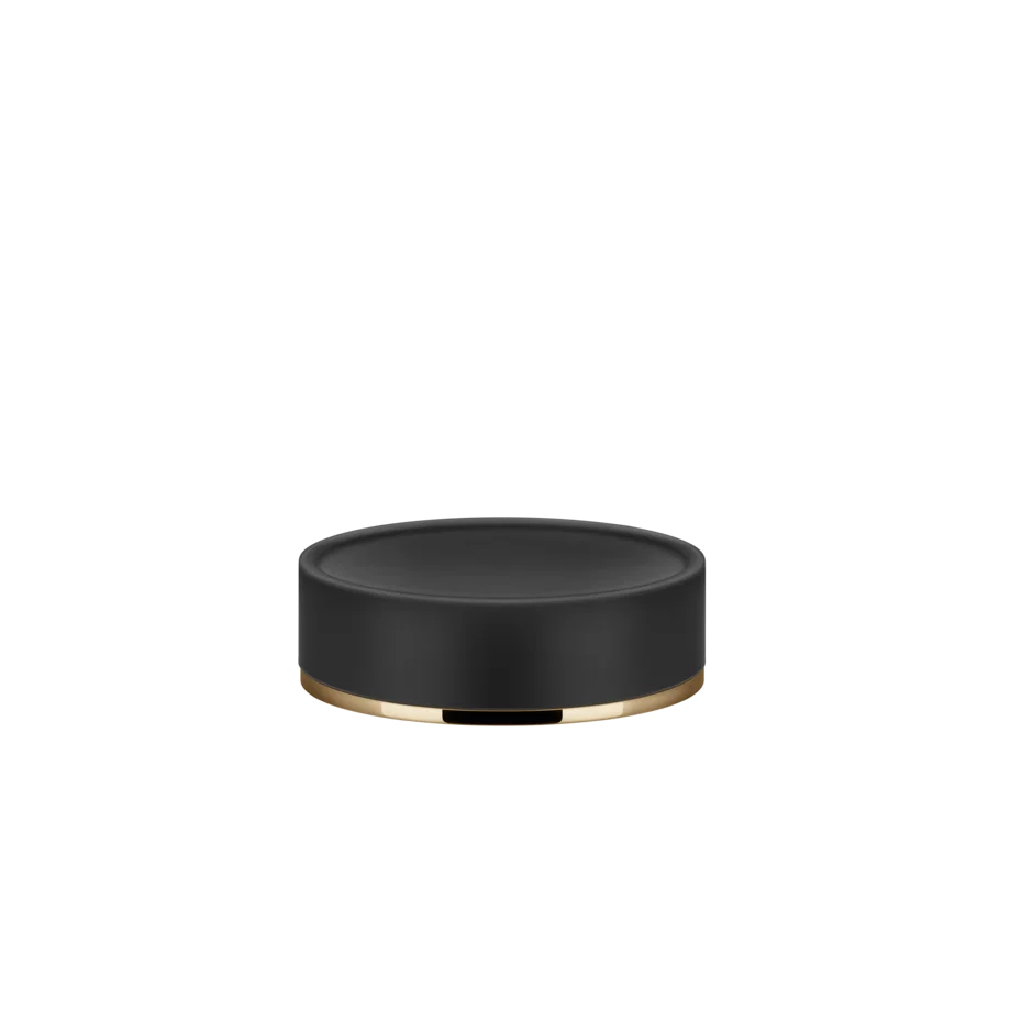 Gessi Origini porte-savon en résine antibactérienne noire 58526