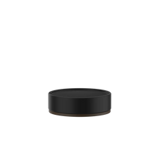 Gessi Origini porte-savon en résine antibactérienne noire 58526