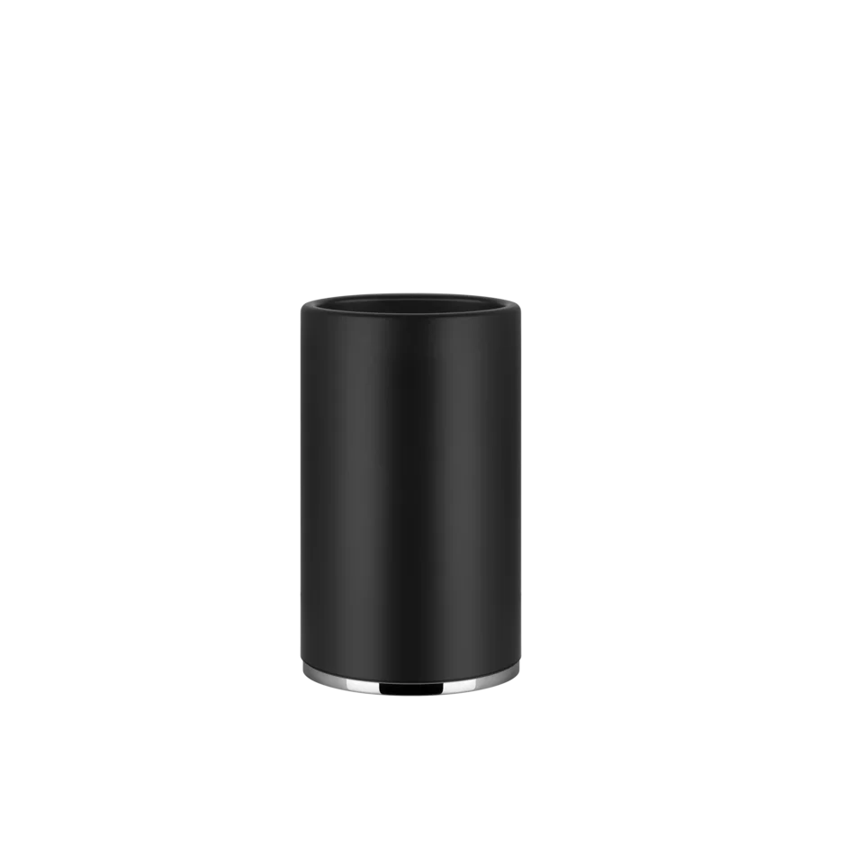 Gessi Origini porta spazzolini nero in resina antibatterica 58532