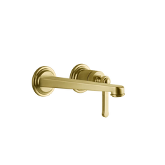 Gessi Venti20 rubinetto lavabo a parete con bocca media 65089 + 63397