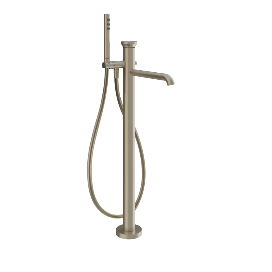 Gessi Origini robinet de baignoire sur pied avec douchette 66028 + 46189