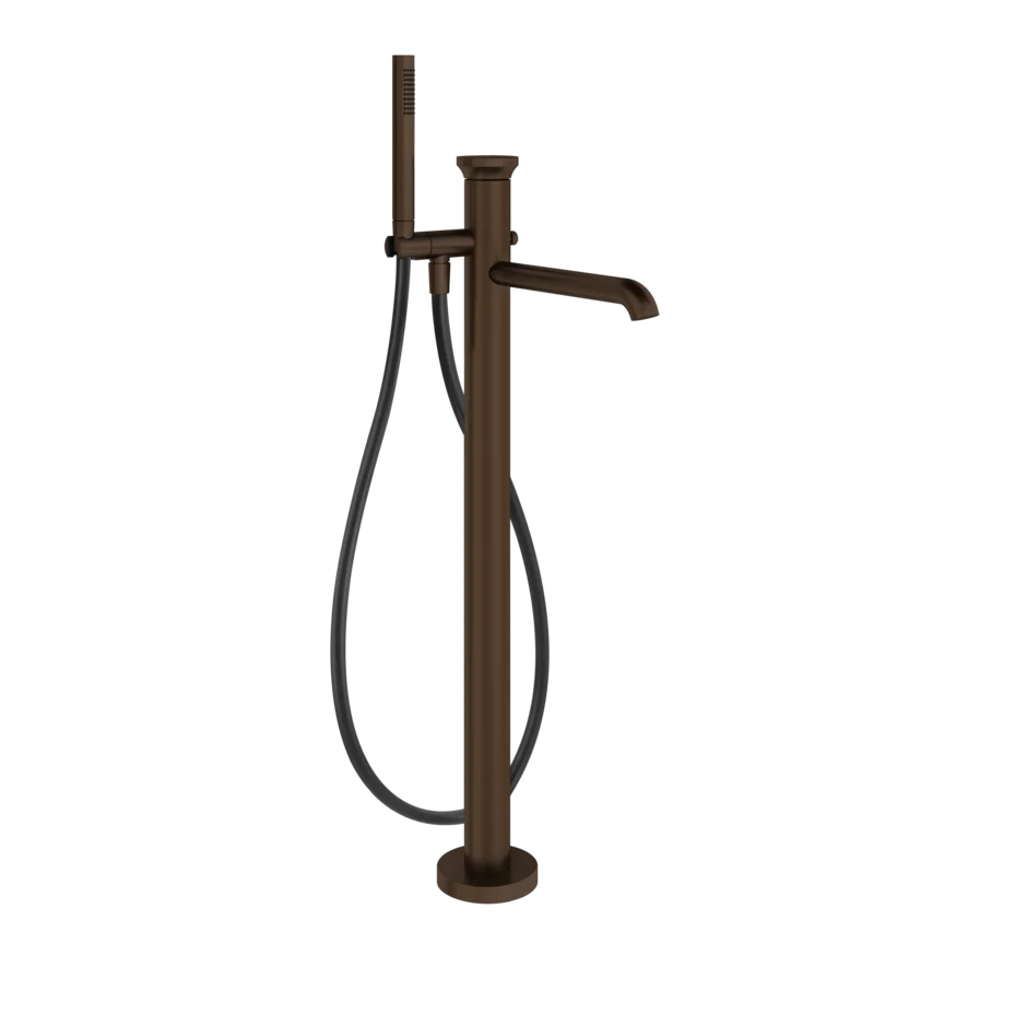 Gessi Origini robinet de baignoire sur pied avec douchette 66028 + 46189
