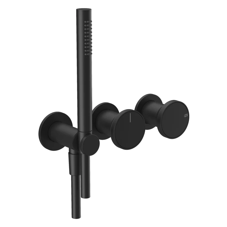 Gessi Origini mitigeur de douche avec inverseur 2 voies 66036 + 54139