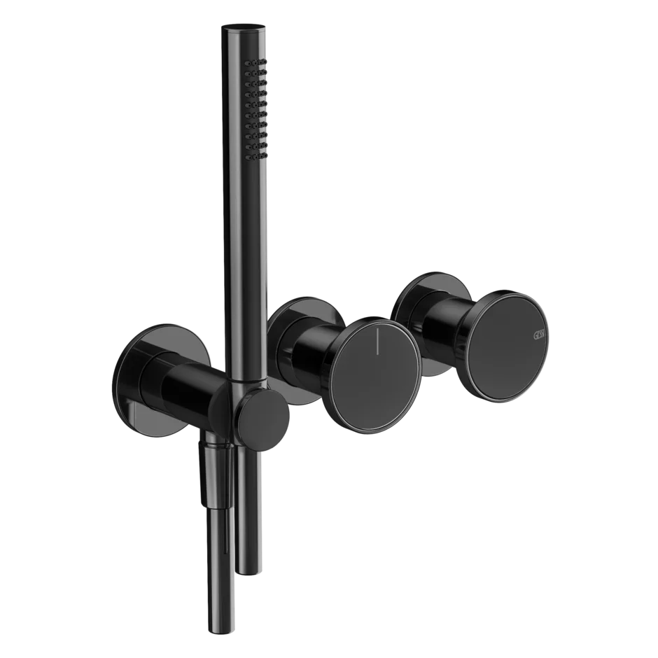 Gessi Origini mitigeur de douche avec inverseur 2 voies 66036 + 54139
