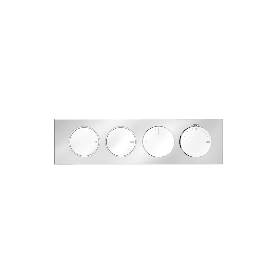Gessi Origini miscelatore termostatico doccia 2 funzioni con pulsanti on-off 66222 +  63011